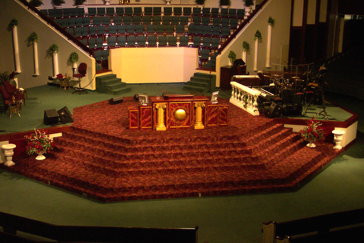 World Overcomers Church sanctuary interior